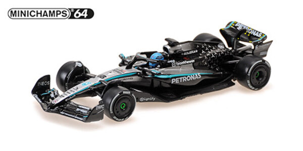 Formule 1 Mercedes-AMG Petronas F1 Team W16 E Perf., Russell, Winner Canada GP 2025 - 1:64 - Minichamps Formule 1 Mercedes-AMG Petronas F1 Team W16 E Perf., Russell, Winner Canada GP 2025 - 1:64 - Minichamps