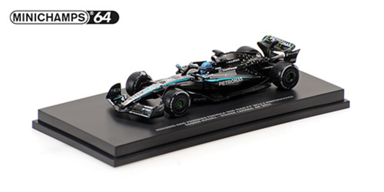 Formule 1 Mercedes-AMG Petronas F1Team W16E Perf., Russell, Winner Canada GP 2025 - 1:64 - Minichamps Formule 1 Mercedes-AMG Petronas F1Team W16E Perf., Russell, Winner Canada GP 2025 - 1:64 - Minichamps