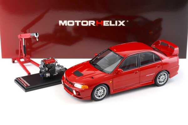 Mitsubishi Mitsubishi Lancer EVO IV + Engine + Accessories 1999 - 1:18 - MotorHelix