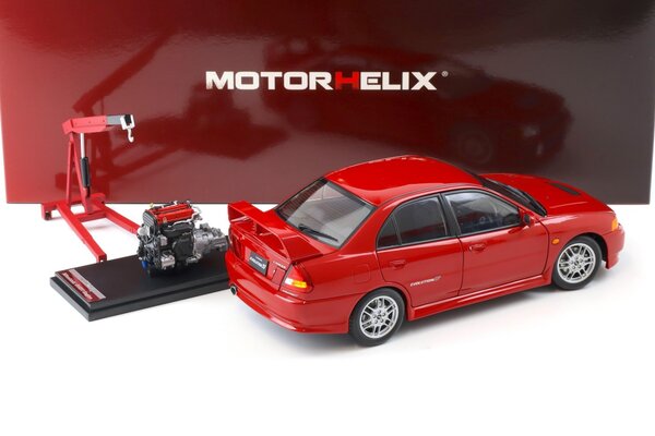 Mitsubishi Mitsubishi Lancer EVO IV + Engine + Accessories 1999 - 1:18 - MotorHelix