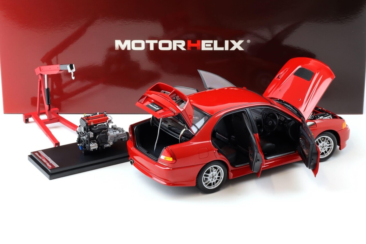 Mitsubishi Mitsubishi Lancer EVO IV + Engine + Accessories 1999 - 1:18 - MotorHelix