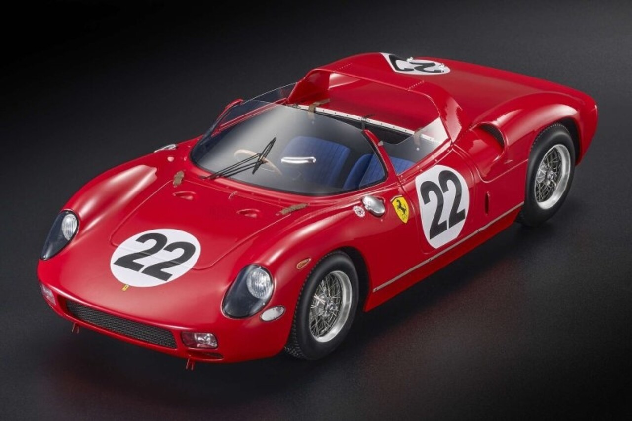 Peugeot Ferrari 250P Spider 3.0L V12 #22 Team Ferrari Spa Sefac 3rd 24H Le Mans 1963 - 1:12 - Top Marques Collectibles Peugeot Ferrari 250P Spider 3.0L V12 #22 Team Ferrari Spa Sefac 3rd 24H Le Mans 1963 - 1:12 - Top Marques Collectibles