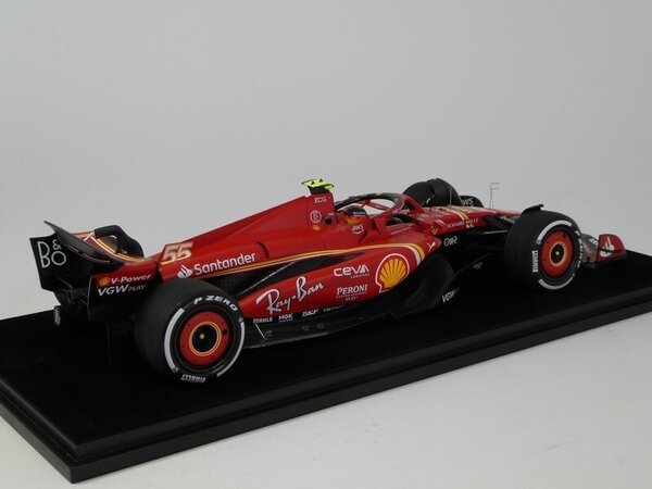 Formule 1 Ferrari SF-24 #55 Team Scuderia Ferrari 3rd GP Bahrain 2024 (C. Sainz) - 1:18 - LookSmart