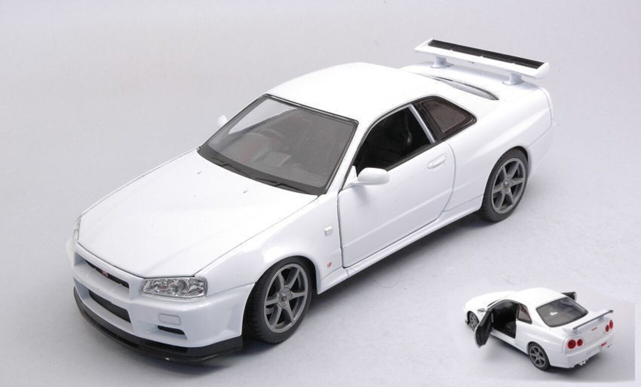 Nissan Nissan Skyline GT-R (R34) RHD -1:24 - Welly Nissan Nissan Skyline GT-R (R34) RHD -1:24 - Welly