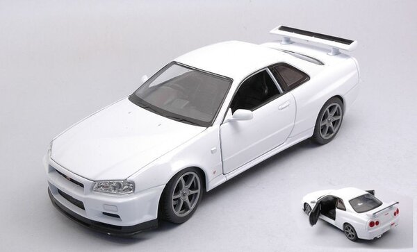 Nissan Nissan Skyline GT-R (R34) RHD -1:24 - Welly Nissan Nissan Skyline GT-R (R34) RHD -1:24 - Welly