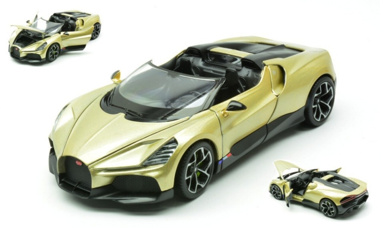 Bugatti Bugatti W16 Mistral Cabrio 2023 - 1:24 - Welly Bugatti Bugatti W16 Mistral Cabrio 2023 - 1:24 - Welly