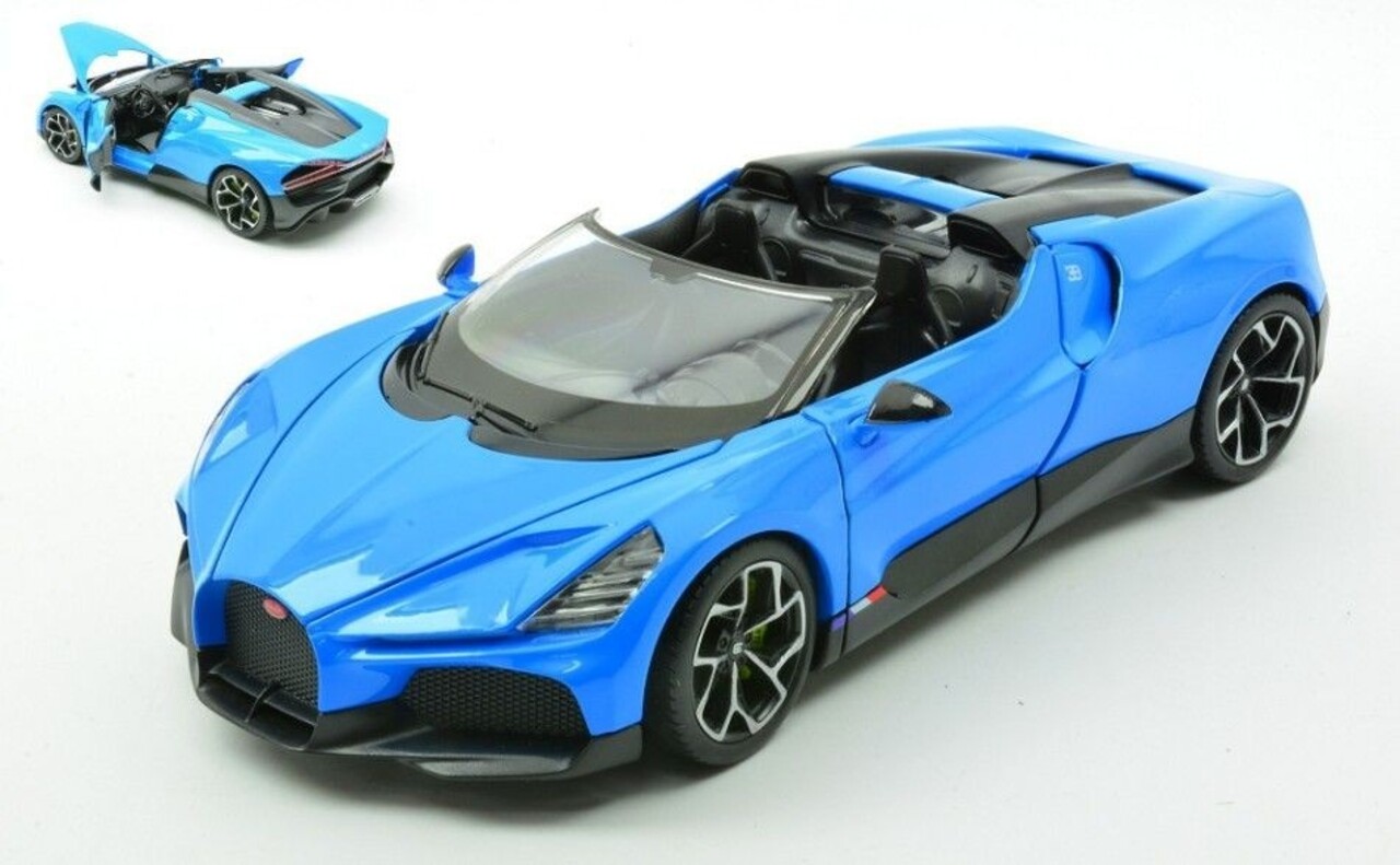 Bugatti Bugatti W16 Mistral Cabrio 2023 - 1:24 - Welly Bugatti Bugatti W16 Mistral Cabrio 2023 - 1:24 - Welly