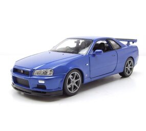 Nissan Nissan Skyline GT-R (R34) RHD -1:24 - Welly Nissan Nissan Skyline GT-R (R34) RHD -1:24 - Welly