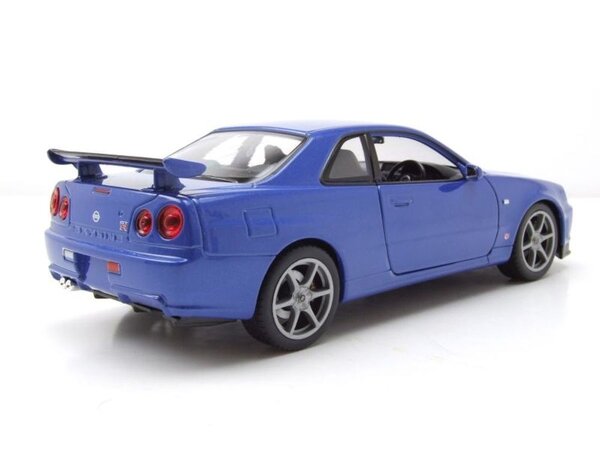 Nissan Nissan Skyline GT-R (R34) RHD -1:24 - Welly Nissan Nissan Skyline GT-R (R34) RHD -1:24 - Welly