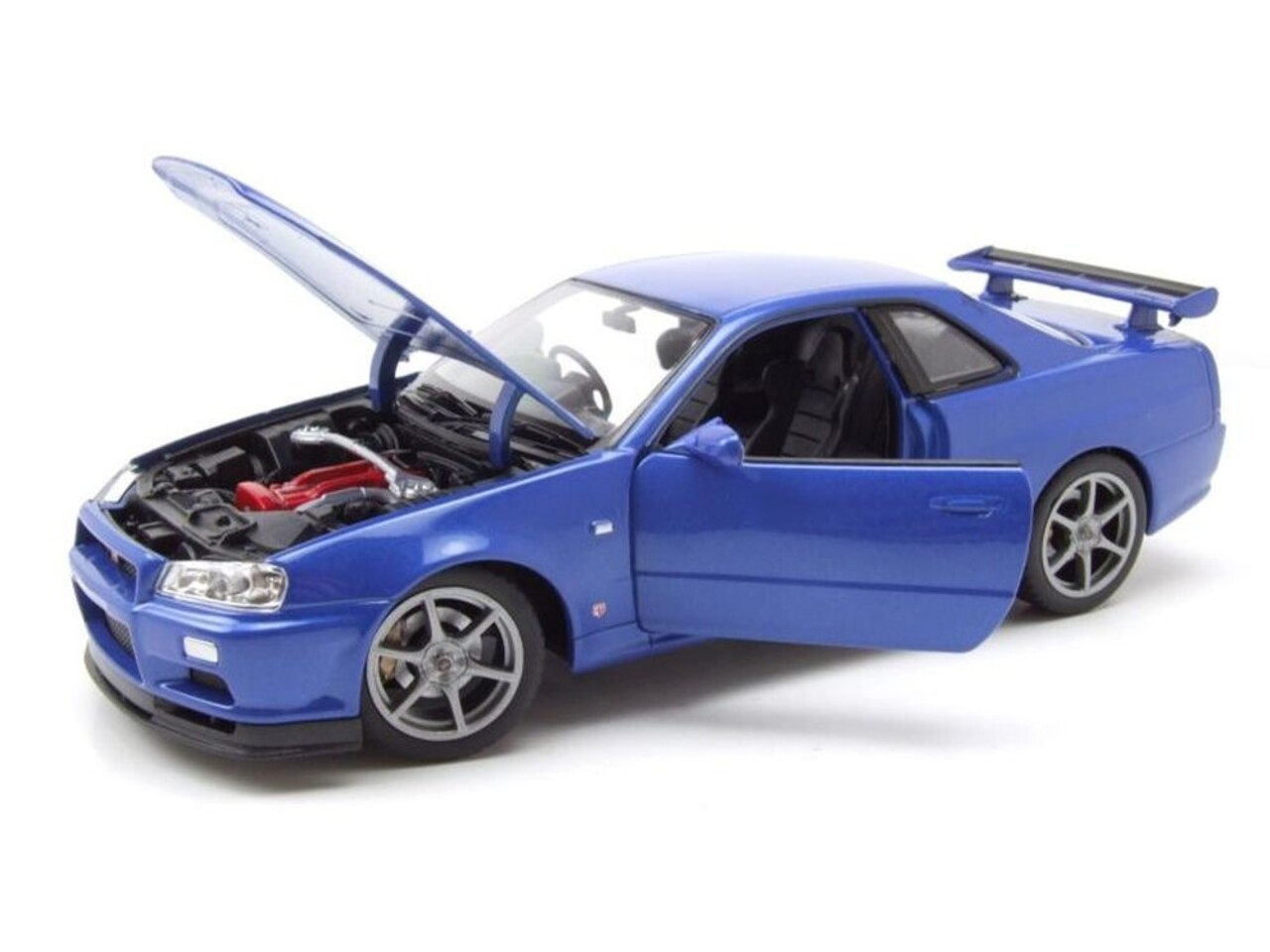 Nissan Nissan Skyline GT-R (R34) RHD -1:24 - Welly Nissan Nissan Skyline GT-R (R34) RHD -1:24 - Welly