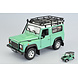 Land Rover Land Rover Defender + Roof Rack -1:24 - Welly Land Rover Land Rover Defender + Roof Rack -1:24 - Welly
