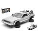 Movie Memorabilia DeLorean Time Machine Back To The Future II Flying Wheel Version 1983 - 1:24 - Welly Movie Memorabilia DeLorean Time Machine Back To The Future II Flying Wheel Version 1983 - 1:24 - Welly
