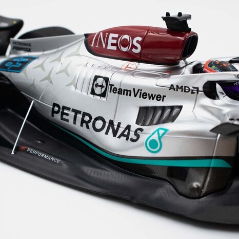 Formule 1 Mercedes-AMG Petronas Formula One Team F1 W13 E Performance George Russell 2022 - 1:18 - Minichamps Formule 1 Mercedes-AMG Petronas Formula One Team F1 W13 E Performance George Russell 2022 - 1:18 - Minichamps