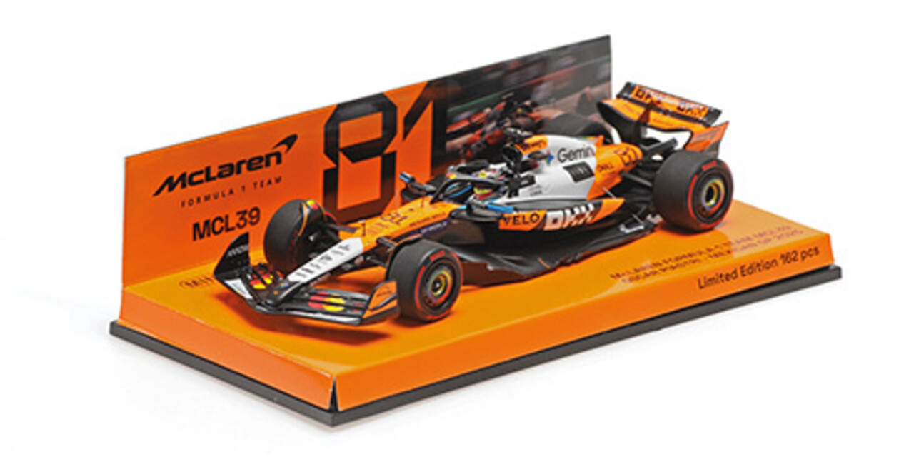 Formule 1 McLaren F1 Team MCL39, Piastri, Mexican GP 2025 - 1:43 - Minichamps