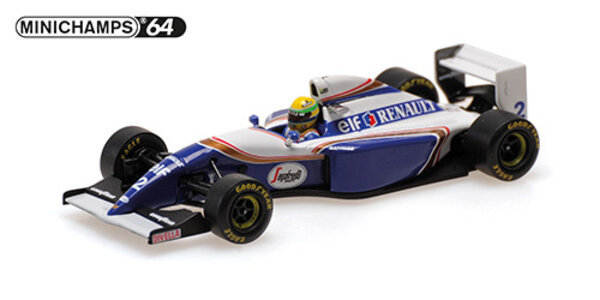 Formule 1 Williams Renault FW16, Senna, San Marino GP 1994 - 1:64 - Minichamps Formule 1 Williams Renault FW16, Senna, San Marino GP 1994 - 1:64 - Minichamps
