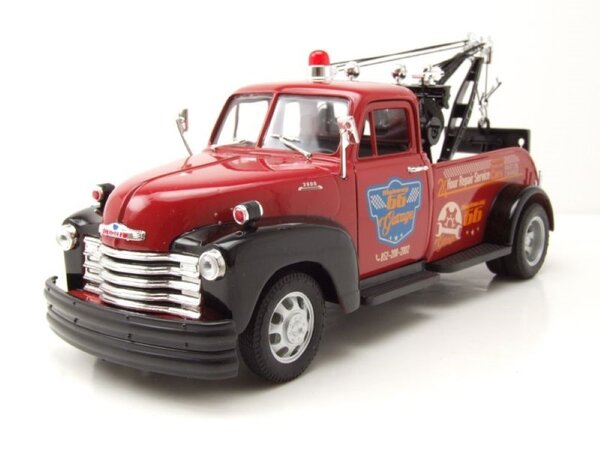 Chevrolet Chevrolet 3800 Tow Truck 'Highway 66 Garage' 1953 - 1:24 - Welly Chevrolet Chevrolet 3800 Tow Truck 'Highway 66 Garage' 1953 - 1:24 - Welly