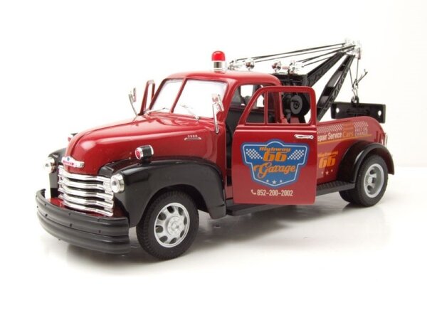 Chevrolet Chevrolet 3800 Tow Truck 'Highway 66 Garage' 1953 - 1:24 - Welly Chevrolet Chevrolet 3800 Tow Truck 'Highway 66 Garage' 1953 - 1:24 - Welly
