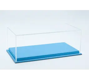 Atlantic Acrylic Display Case Mulhouse + Blue Leather Base - 1:12 - Atlantic Atlantic Acrylic Display Case Mulhouse + Blue Leather Base - 1:12 - Atlantic
