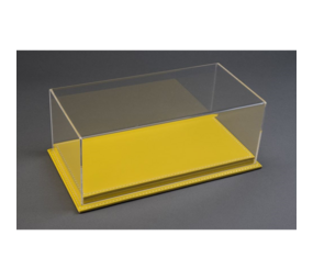Atlantic Acrylic Display Case Mulhouse + Yellow Leather Base - 1:12 - Atlantic Atlantic Acrylic Display Case Mulhouse + Yellow Leather Base - 1:12 - Atlantic