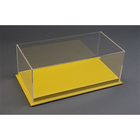 Atlantic Acrylic Display Case Mulhouse + Yellow Leather Base - 1:12 - Atlantic Atlantic Acrylic Display Case Mulhouse + Yellow Leather Base - 1:12 - Atlantic