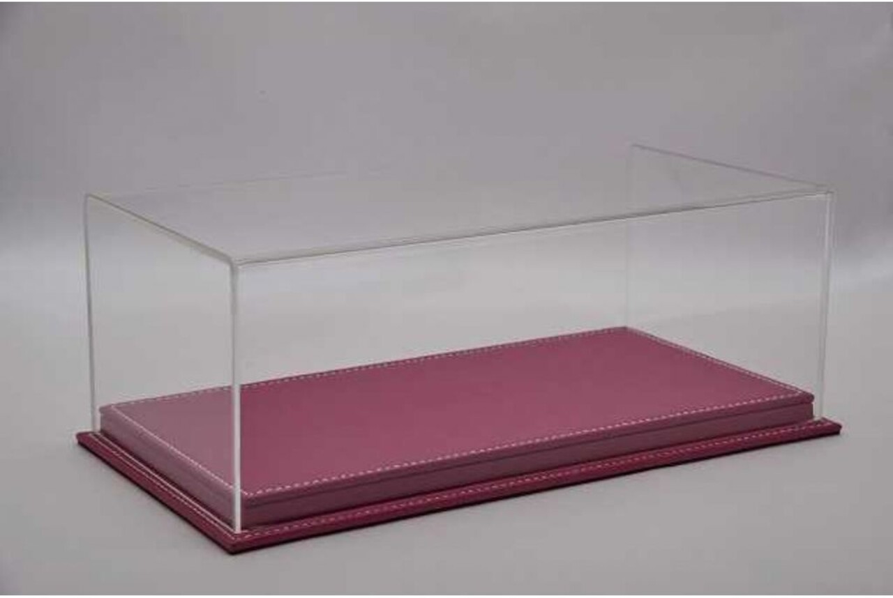 Atlantic Acrylic Display Case Mulhouse + Pink Leather Base - 1:12 - Atlantic Atlantic Acrylic Display Case Mulhouse + Pink Leather Base - 1:12 - Atlantic