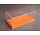 Acrylic Display Case Mulhouse + Orange  Leather Base - 1:12 - Atlantic