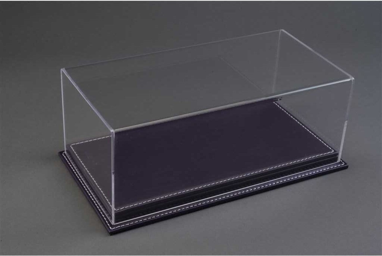 Atlantic Acrylic Display Case Mulhouse + Purple Leather Base - 1:12 - Atlantic Atlantic Acrylic Display Case Mulhouse + Purple Leather Base - 1:12 - Atlantic
