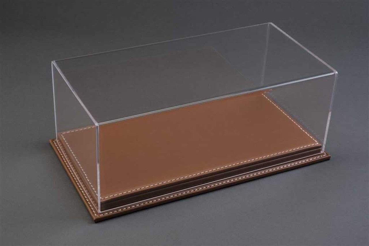 Atlantic Acrylic Display Case Mulhouse + Brown Leather Base - 1:12 - Atlantic Atlantic Acrylic Display Case Mulhouse + Brown Leather Base - 1:12 - Atlantic