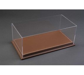 Atlantic Acrylic Display Case Mulhouse + Brown Leather Base - 1:12 - Atlantic Atlantic Acrylic Display Case Mulhouse + Brown Leather Base - 1:12 - Atlantic
