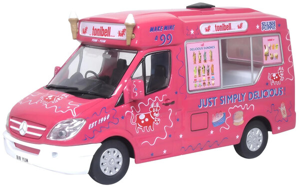 Mercedes-Benz Mercedes-Benz Sprinter Ice Cream Van - 1:43 - Oxford Mercedes-Benz Mercedes-Benz Sprinter Ice Cream Van - 1:43 - Oxford