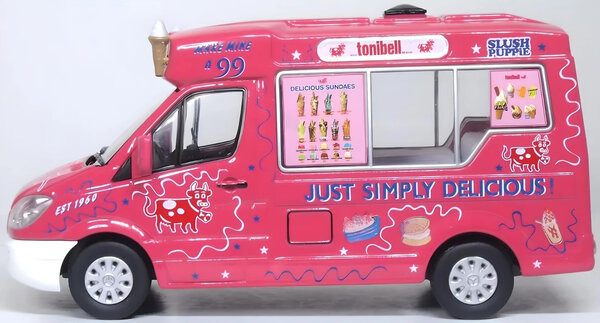 Mercedes-Benz Mercedes-Benz Sprinter Ice Cream Van - 1:43 - Oxford Mercedes-Benz Mercedes-Benz Sprinter Ice Cream Van - 1:43 - Oxford