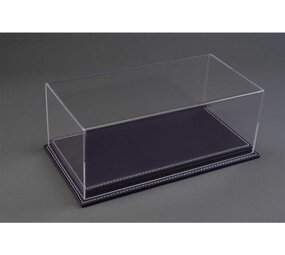 Atlantic Acrylic Display Case Mulhouse with Purple Leather Base - 1:18 - Atlantic Atlantic Acrylic Display Case Mulhouse with Purple Leather Base - 1:18 - Atlantic