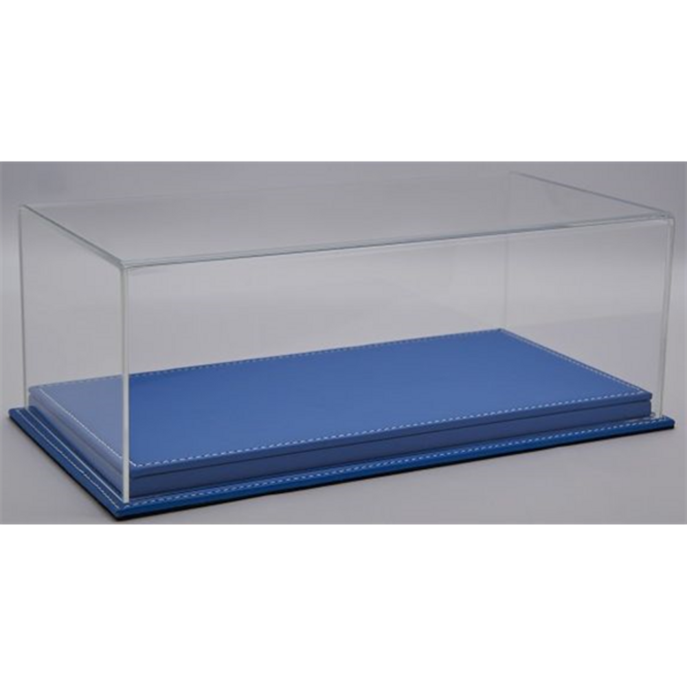 Atlantic Acrylic Display Case Mulhouse with Blue Leather Base - 1:18 - Atlantic