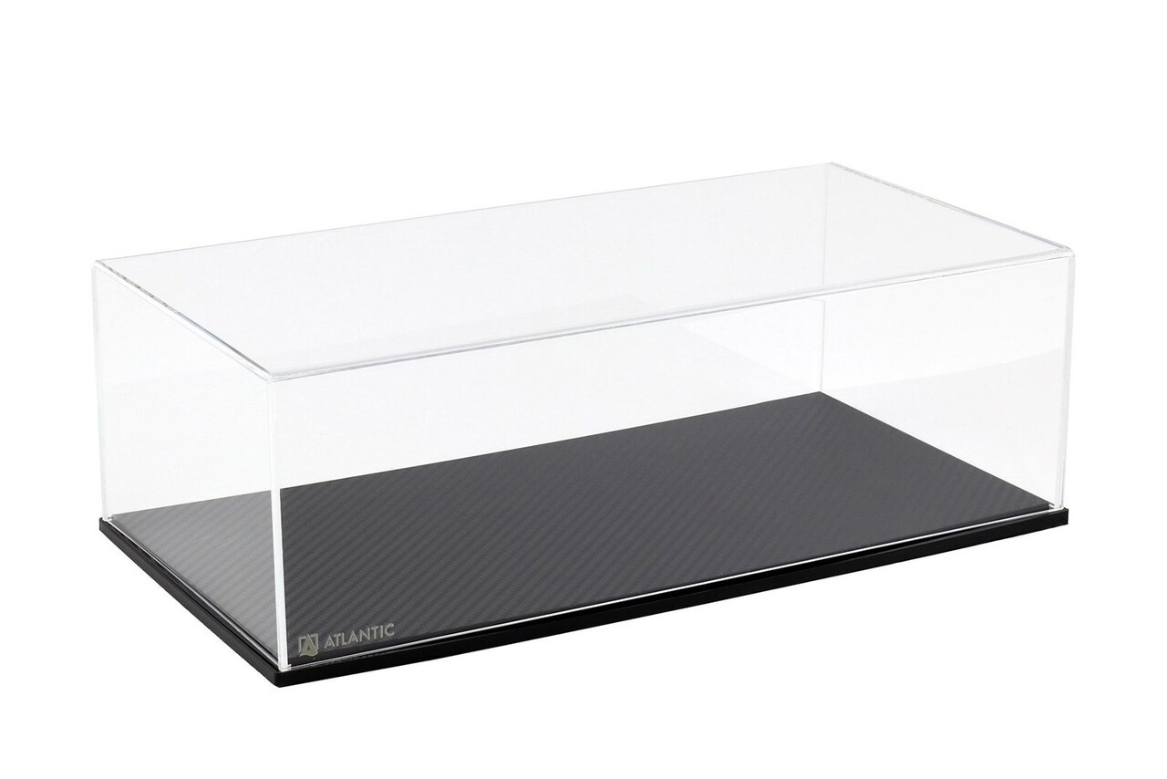 Atlantic Acrylic Display Case Stuttgart Carbon Fibre Effect Base - 1:18 - Atlantic Atlantic Acrylic Display Case Stuttgart Carbon Fibre Effect Base - 1:18 - Atlantic