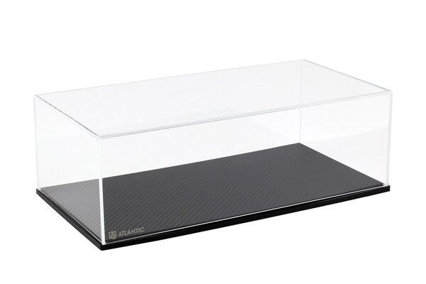 Atlantic Acrylic Display Case Stuttgart Carbon Fibre Effect Base - 1:18 - Atlantic Atlantic Acrylic Display Case Stuttgart Carbon Fibre Effect Base - 1:18 - Atlantic
