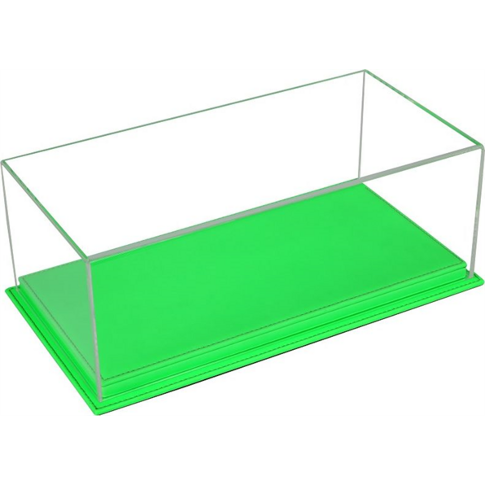 Atlantic Acrylic Display Case Mulhouse with Green Leather Base - 1:18 - Atlantic Atlantic Acrylic Display Case Mulhouse with Green Leather Base - 1:18 - Atlantic
