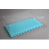 Atlantic Acrylic Display Case Mulhouse with Turquoise Leather Base - 1:18 - Atlantic