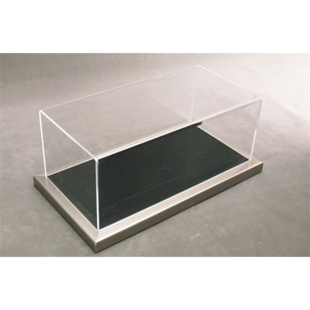 Atlantic Dieppe Deluxe Acrylic Display Case + Dieppe Black Base & Metal Edge - 1:18 - Atlantic