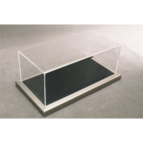 Atlantic Dieppe Deluxe Acrylic Display Case + Dieppe Black Base & Metal Edge - 1:18 - Atlantic