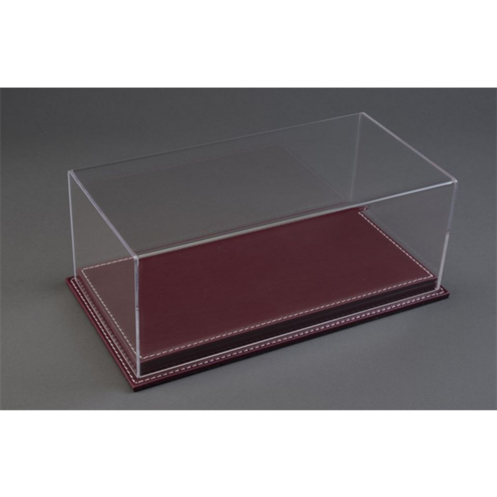 Atlantic Acrylic Display Case Mulhouse with Burgundy Leather Base - 1:18 - Atlantic Atlantic Acrylic Display Case Mulhouse with Burgundy Leather Base - 1:18 - Atlantic