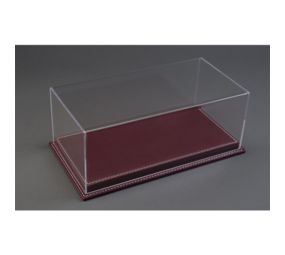 Atlantic Acrylic Display Case Mulhouse with Burgundy Leather Base - 1:18 - Atlantic Atlantic Acrylic Display Case Mulhouse with Burgundy Leather Base - 1:18 - Atlantic