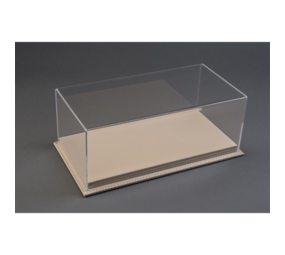 Atlantic Acrylic Display Case Mulhouse with Beige Leather Base - 1:18 - Atlantic Atlantic Acrylic Display Case Mulhouse with Beige Leather Base - 1:18 - Atlantic