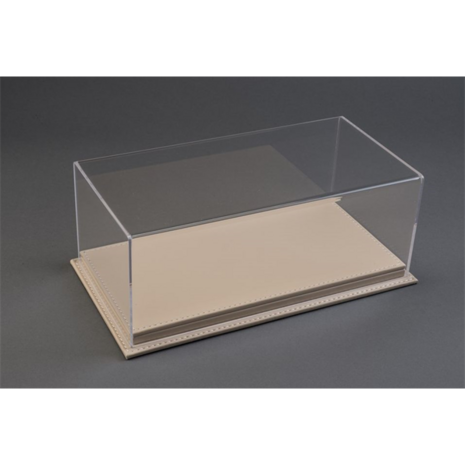 Atlantic Acrylic Display Case Mulhouse with Beige Leather Base - 1:18 - Atlantic Atlantic Acrylic Display Case Mulhouse with Beige Leather Base - 1:18 - Atlantic