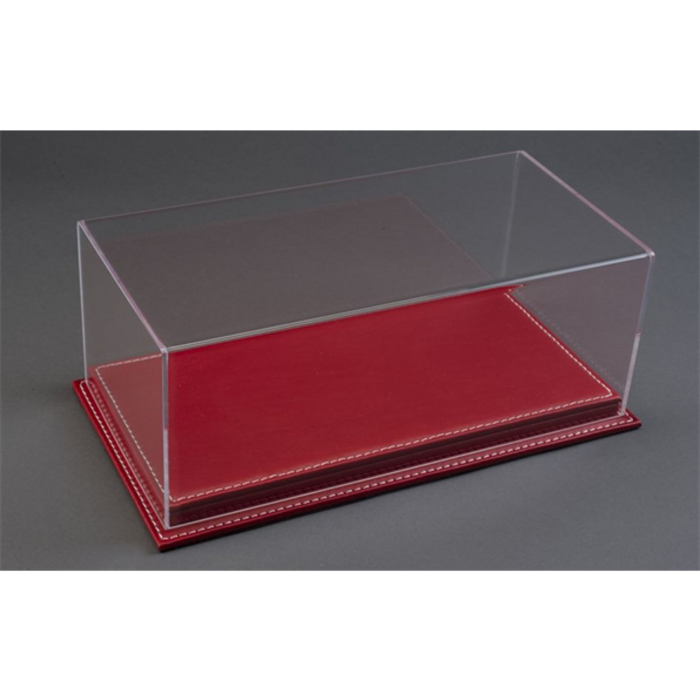Atlantic Acrylic Display Case Mulhouse with Red Leather Base - 1:18 - Atlantic Atlantic Acrylic Display Case Mulhouse with Red Leather Base - 1:18 - Atlantic
