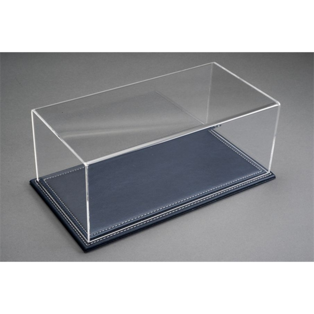 Atlantic Acrylic Display Case Maranello Dark Blue Leather Base - 1:43 - Atlantic Atlantic Acrylic Display Case Maranello Dark Blue Leather Base - 1:43 - Atlantic