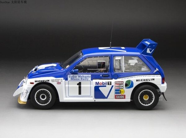 MG MG Metro 6R4 #1 Winner Rally Manx 1986 - 1:18 - Sun Star MG MG Metro 6R4 #1 Winner Rally Manx 1986 - 1:18 - Sun Star
