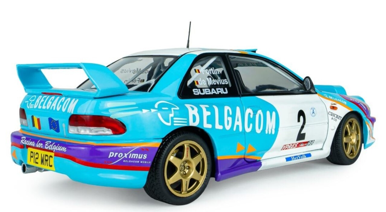 Subaru Subaru Impreza WRC #2 Rally Ypres Belgium 1998 - 1:18 - Solido Subaru Subaru Impreza WRC #2 Rally Ypres Belgium 1998 - 1:18 - Solido