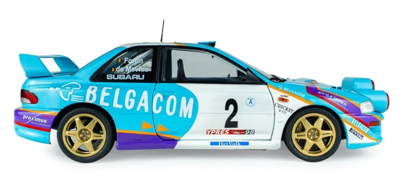Subaru Subaru Impreza WRC #2 Rally Ypres Belgium 1998 - 1:18 - Solido Subaru Subaru Impreza WRC #2 Rally Ypres Belgium 1998 - 1:18 - Solido