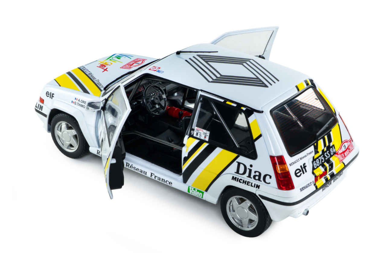 Renault Renault 5 GT Turbo MKII #19 Rally Monte Carlo 1989 - 1:18 - Solido Renault Renault 5 GT Turbo MKII #19 Rally Monte Carlo 1989 - 1:18 - Solido