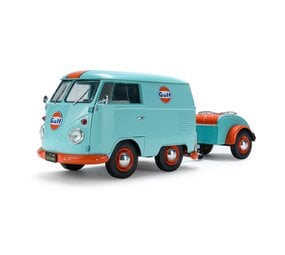 Volkswagen Volkswagen Cool Combi Gulf Oil Tribute + Trailer 2024  - 1:18 - Solido